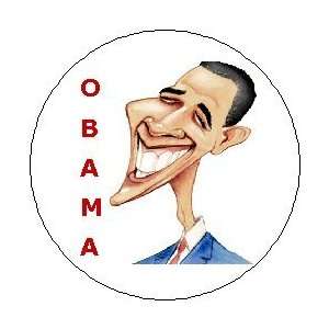  Barack Obama Cartoon Pinback Button Pin 