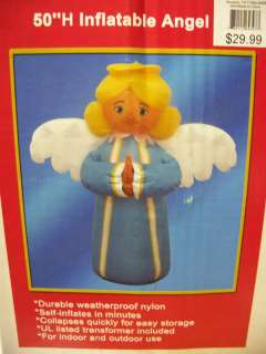 50 Christmas Angel Wings Blue inflatable NEW airblown yard light 