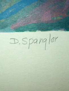 DOROTHY SPANGLER Cafe Rodeo SIGNED Serigraph PRINT  