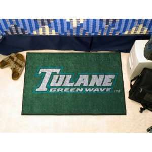 FanMats Tulane Green Wave 20x30 Door Rug Mat New  Sports 