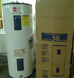   83VR52 2 High Efficiency Tall Electric Water Heater, 50 Gallon  