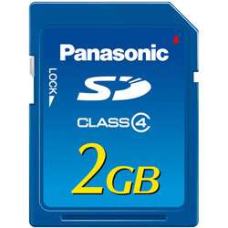 Panasonic 2GB Class 4 SD Memory Card  