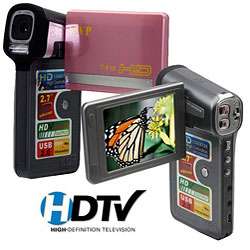 SVP T618 2.7 inch 720p HD Widescreen Pink Camcorder  