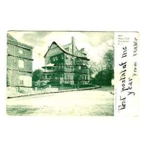  Hope Club Postcard Providence Rhode Island 1906 
