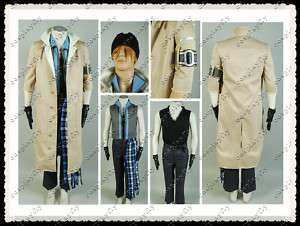 Final Fantasy XIII FF Snow Villiers Cosplay Costume  