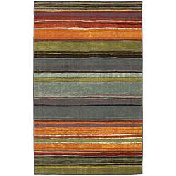 Rainbow Multi Stripe Rug Rug (8 x 10) Sale $152.99