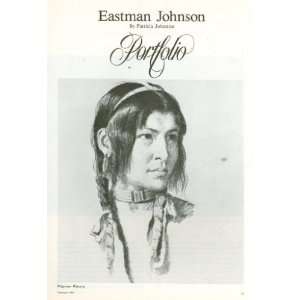  1983 Artist Eastman Johnson Native American Portfolio 