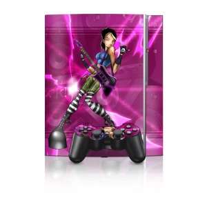  Guitar Emo Design Protector Skin Decal Sticker for PS3 