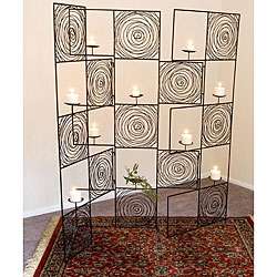 Wrought Iron Looping Room Divider  