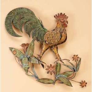  Rooster Wall Sculpture