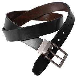 Joseph Abboud Mens Reversible Leather Belt  