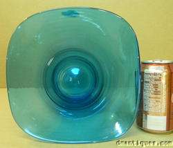 Vintage BLENKO Handcrafted Art Glass Sapphire Blue Vase  