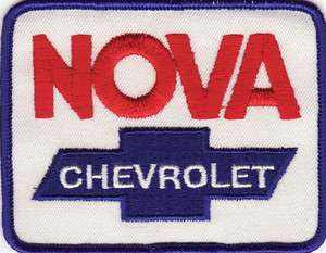 Vintage Chevrolet Nova 3 7/8 x 3 Car Patch  