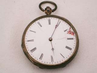 10 Antique Pocket Watch Movements Lot for Parts MI Tobias Waltham 
