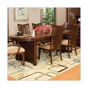  Standard Pacific Rim Double Pedestal Formal Dining Table 