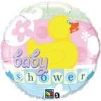 BABY SHOWER RUBBER DUCKY party supplies UNISEX BALLOONS  