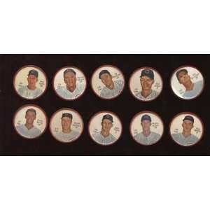 1962 Salada Base Coins Chicago Cubs 10 Diff NRMT   MLB Photomints and 
