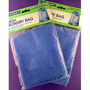  Mesh Blue Laundry Bags  Size 28 X 24 TWO Bags 