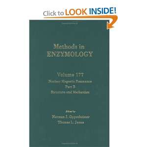Enzymology, Volume 177 Nuclear Magnetic Resonance, Part B, Structure 