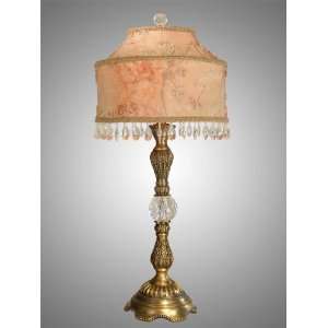   RT60350 Ashbee 1 Light Table Lamp in Antique Brass