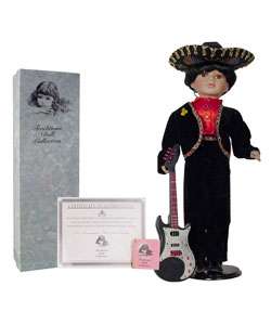Collectible 22 inch Mariachi Porcelain Doll  