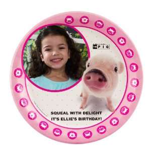  THE PIG Personalized Dinner Plates (8) Toys & Games