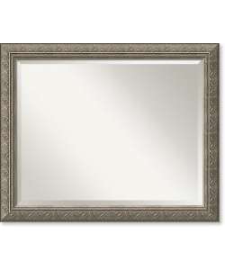 Barcelona Pewter Wall Mirror   Large  