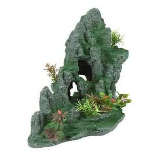  Zilla Granite Cave Den with Foliage, Large