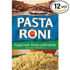 Pasta Roni Angel Hair Pasta with Herbs, 4.8 Ounce (Pack of 12)  
