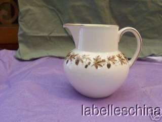   creamer is from wedgwood s discontinued 1972 autumn vine with gold