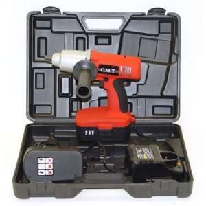   Duty 24 Volt Cordless Impact Wrench   300 FT LBS Torque   2 Batteries