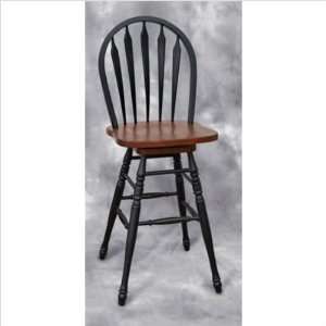Lifestyle California Jamestown 29.5 inch Arrow Back Swivel Bar stool 