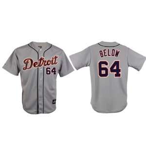  Below #64 Detroit Tigers Majestic Replica ROAD Jersey 