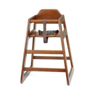  High Chair   Walnut   ASSembled (66A) Baby