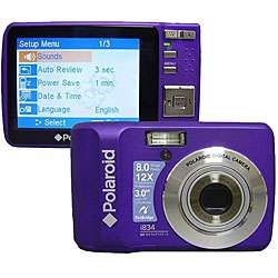   i834 Purple 8MP 3x Optical Zoom Camera (Refurbished)  