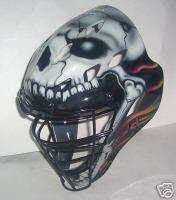 RAWLINGS YOUTH CATCHERS HELMET AIRBRUSHED SKULL NEW  
