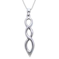 Sterling Silver Celtic Infinity Knot Necklace  