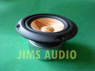 HR124B8 10L full range speaker wood cone a pair   