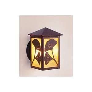  2137 W   Ginkgo Peaked Outdoor Sconce   Exterior Sconces 