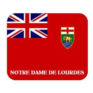   Province   Manitoba, Notre Dame de Lourdes Mouse Pad 