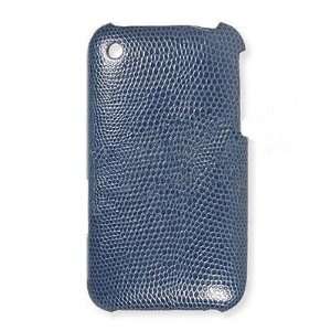   Leather Design Blue   Faceplate   Case   Snap On   Perfect Fit
