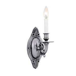   Pewter Wall Sconce SIZE W4.5 X H12 X D CRT621 PW