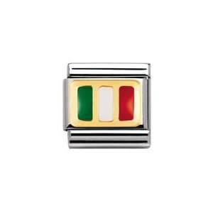  Composable Classic EUROPE FLAG in stainless steel , enamel 