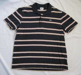 LaCoste Mens Preppy Polo Shirt Top Size 7 Extra Large XL  