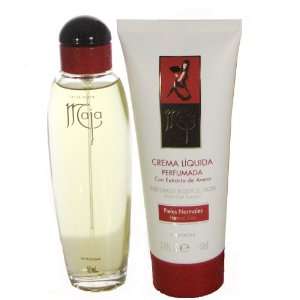MAJA Perfume. 2 PC. GIFT SET ( EAU DE TOILETTE SPRAY 1.7 oz + BODY 