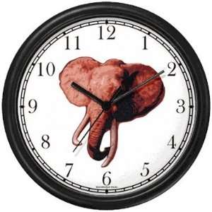  African Elephant African Animal Wall Clock by WatchBuddy 