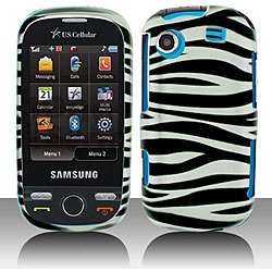   White Zebra Samsung Messager Touch Protector Case  