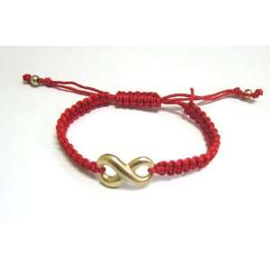  Infinity Red Braided String Bracelet   Eternity Jewelry