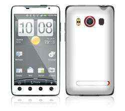Simply White HTC Evo 4G Decal Skin  