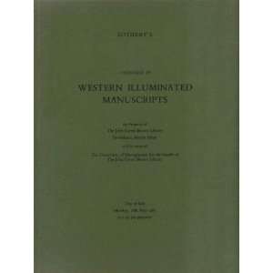  Catalogue of Western Illuminated Manuscripts (John Carter 